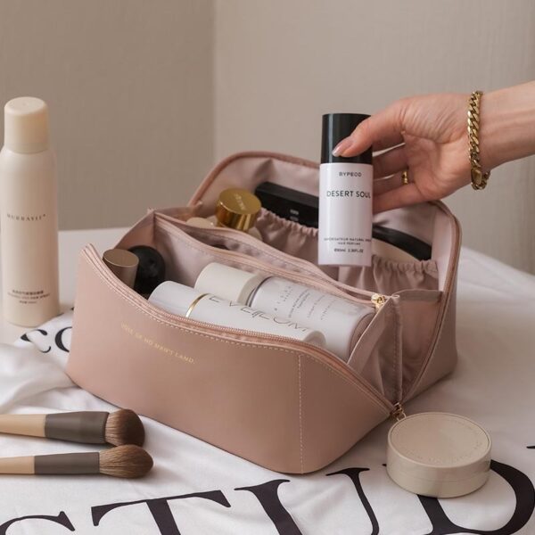 Travel Cosmetic Bag Large Capacity Multifunction Travel Cosmetic Bag Women Toiletries Organizer Female Storage Make Up Case Tool - Image 3