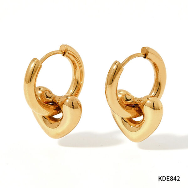 XINGX Earrings Stainless Steel Glossy Earrings - Image 8